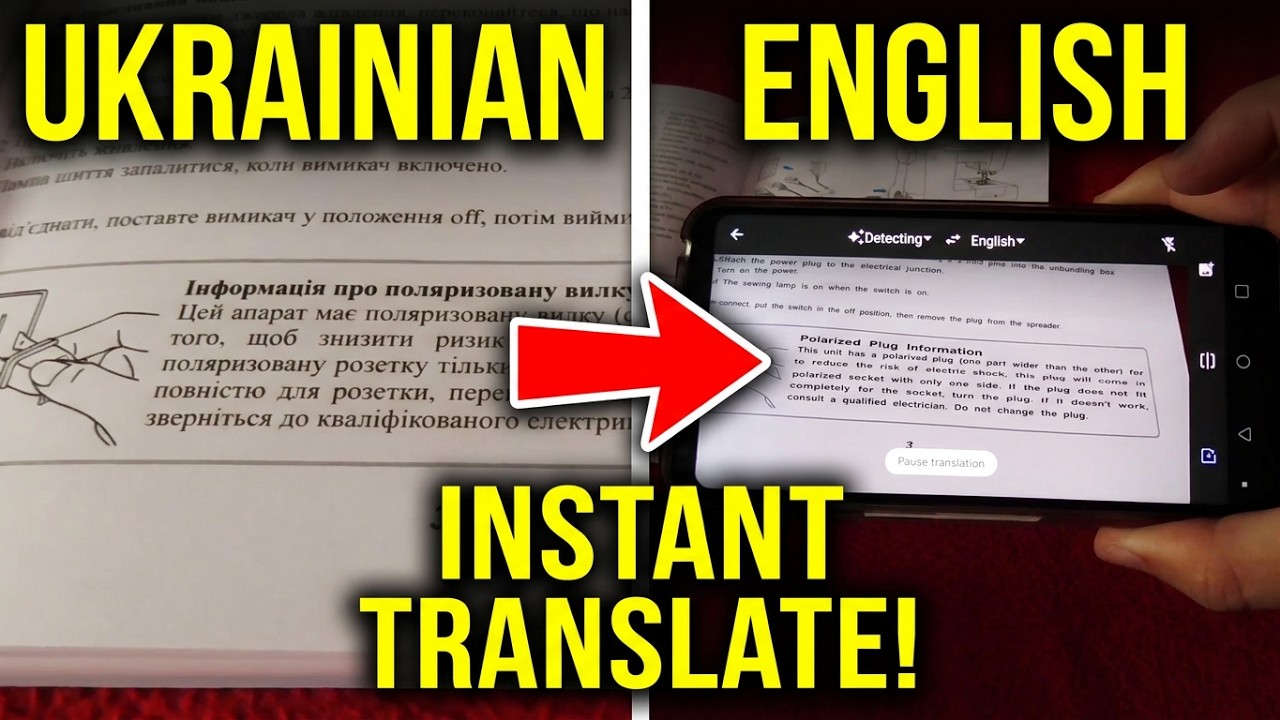 Переводите с помощью камеры смартфона, без ввода текста (Google Translate, Android)