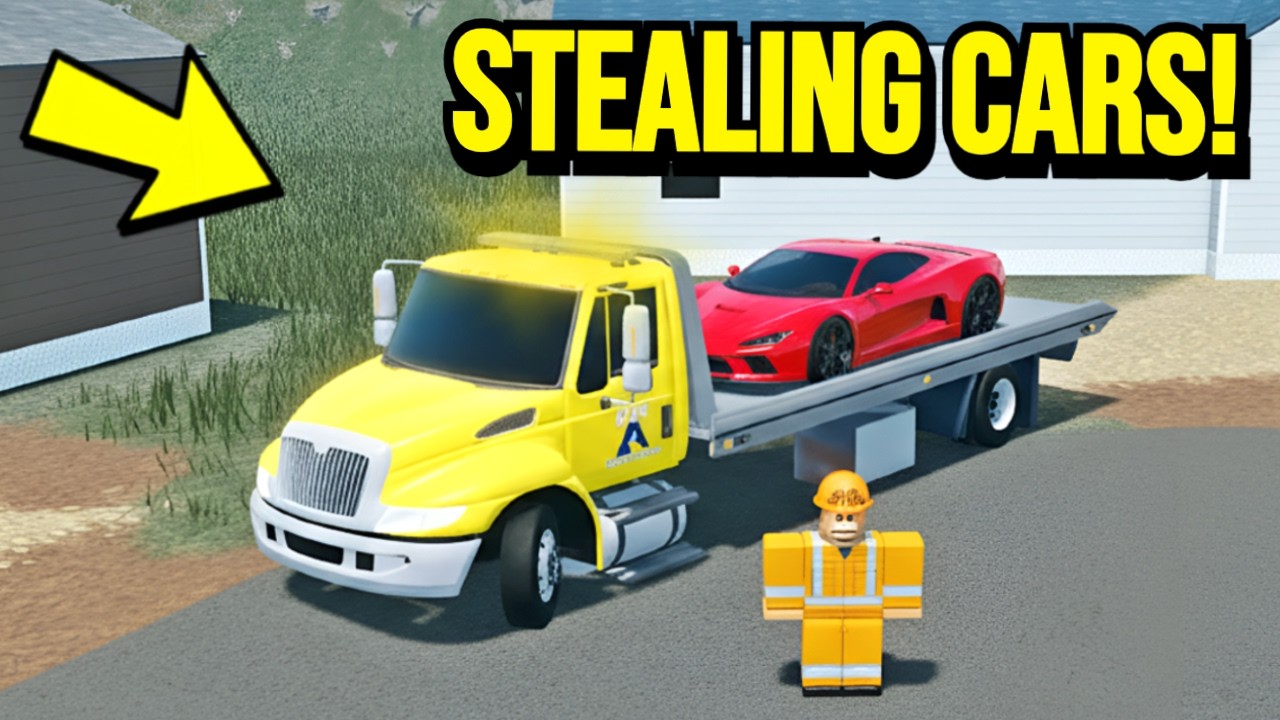 Stealing Cars Using a Tow Truck in ERLC GONE WRONG! (Roblox)