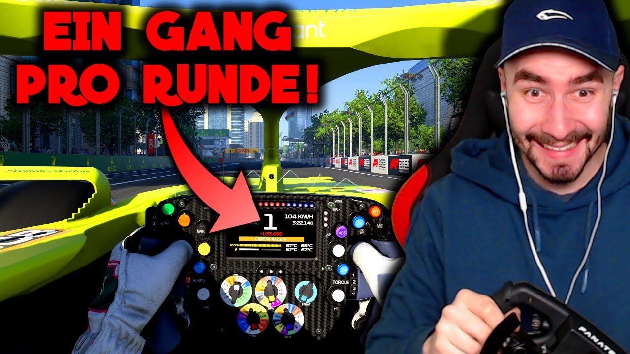 Nur EIN GANG pro Runde! | F1 2021 Challenge