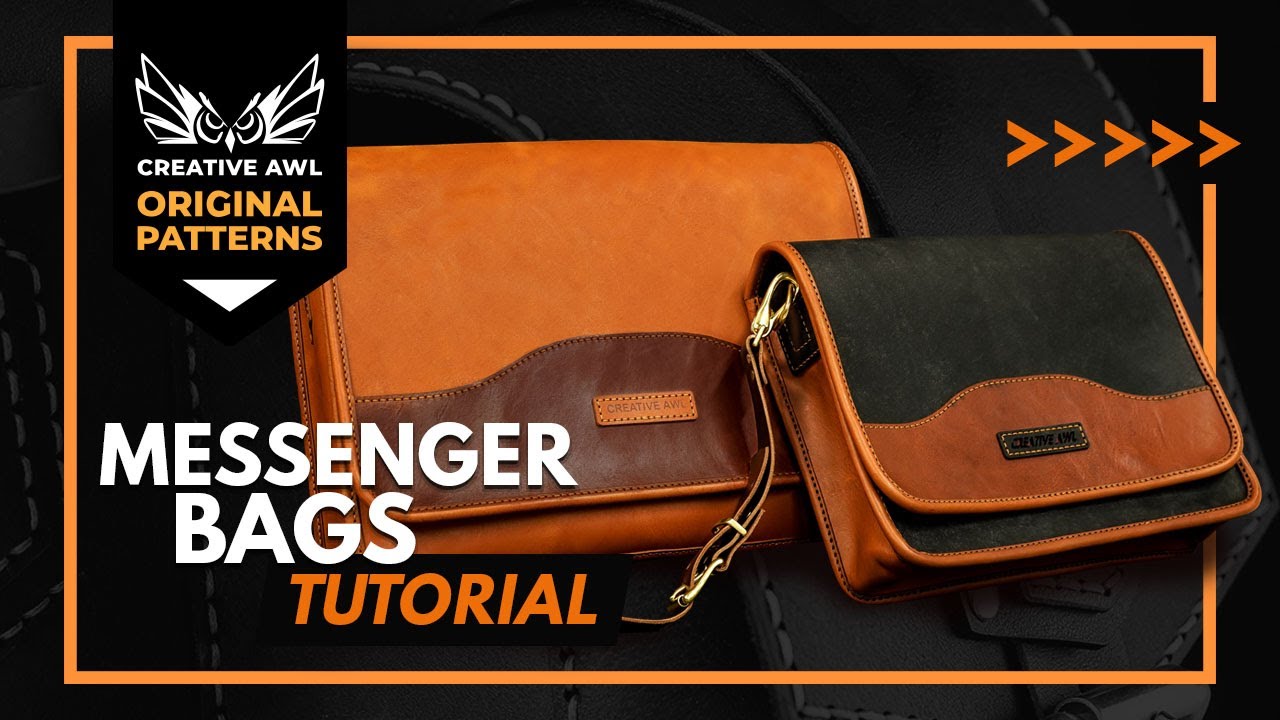 How to make leather messenger bags