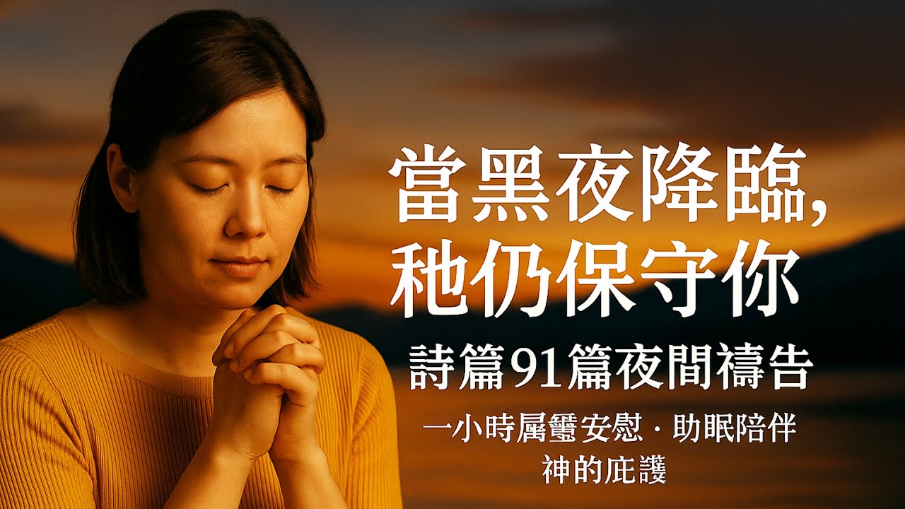 夜間禱告｜當黑夜降臨，祂仍保守你｜詩篇91篇｜一小時屬靈安慰 #夜晚祷告#睡前祷告#诗篇91篇#夜间祷告#平安祷告#安睡祷告
