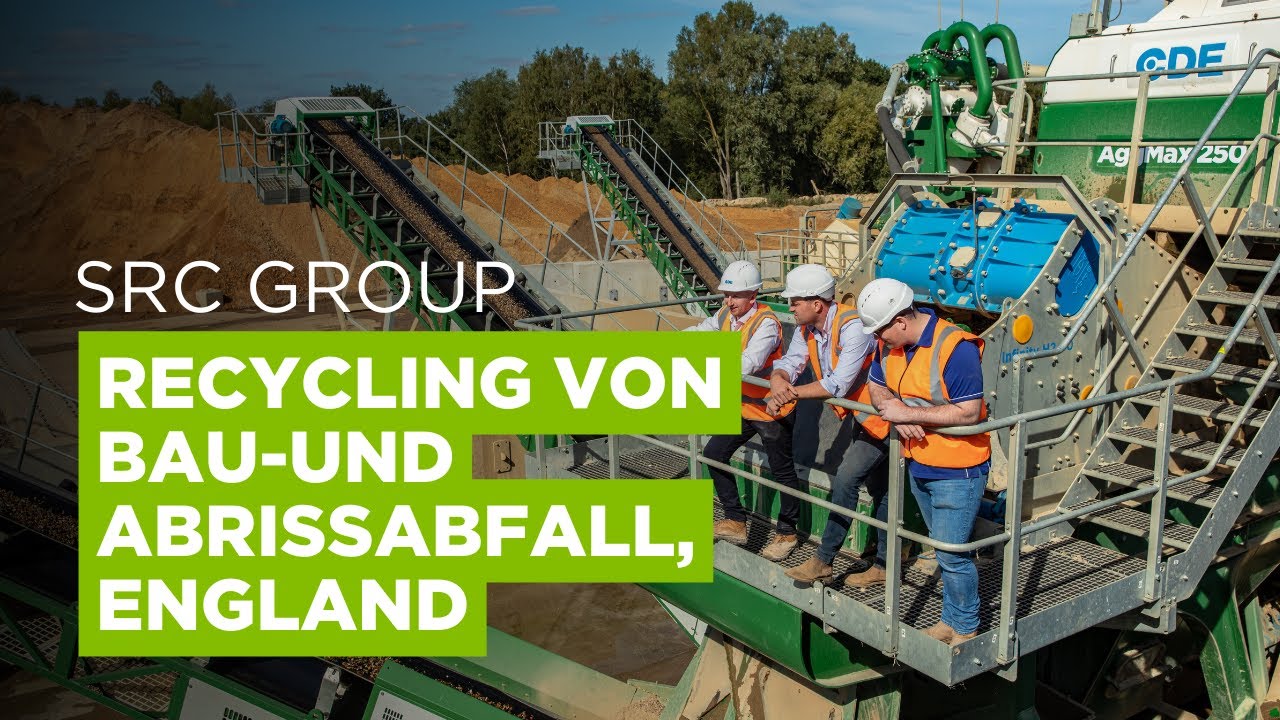 Recycling von Bau- und Abrissabfall -  SRC Aggregates, Vereinigtes Königreich