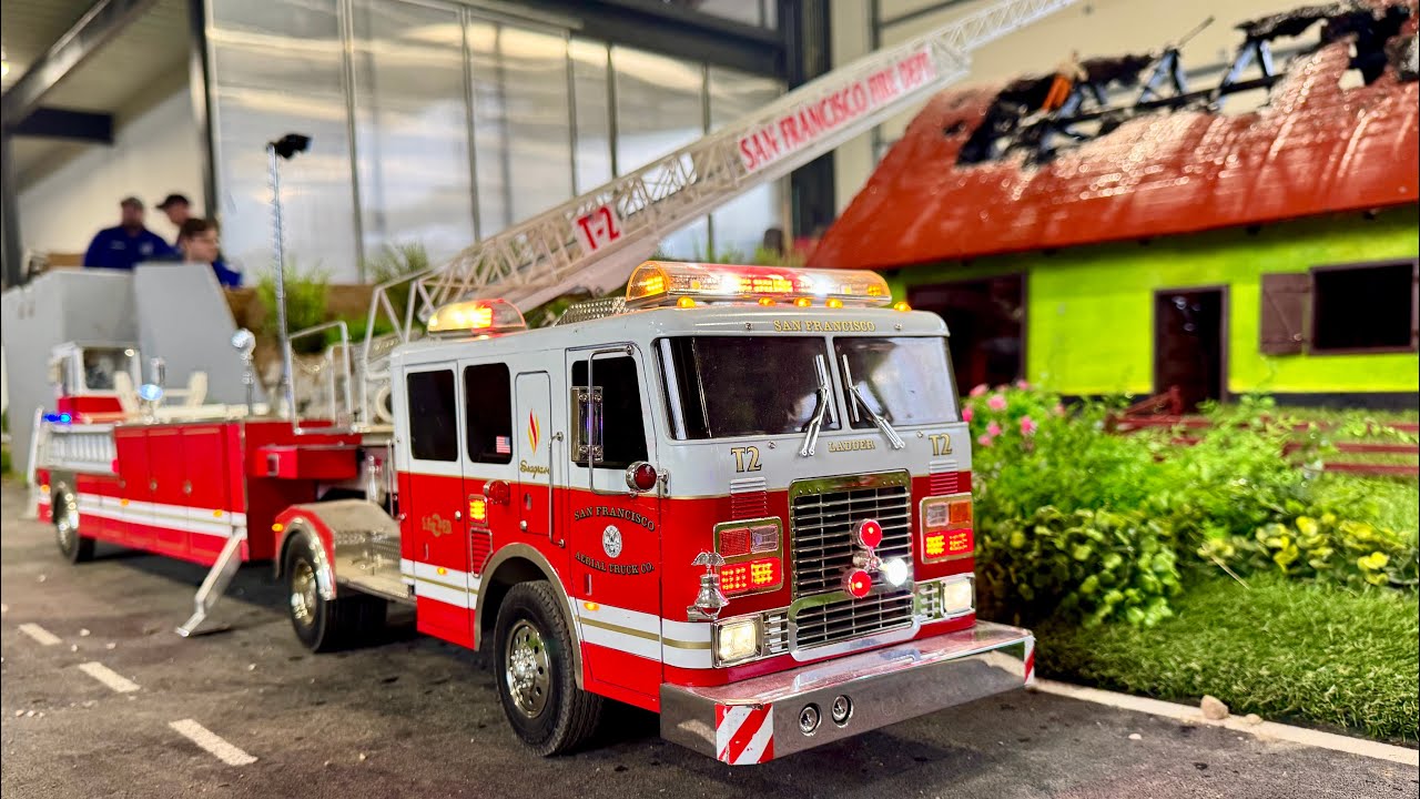 Mega RC TRUCK Colection | RC Feuerwehrauto im Einsatz