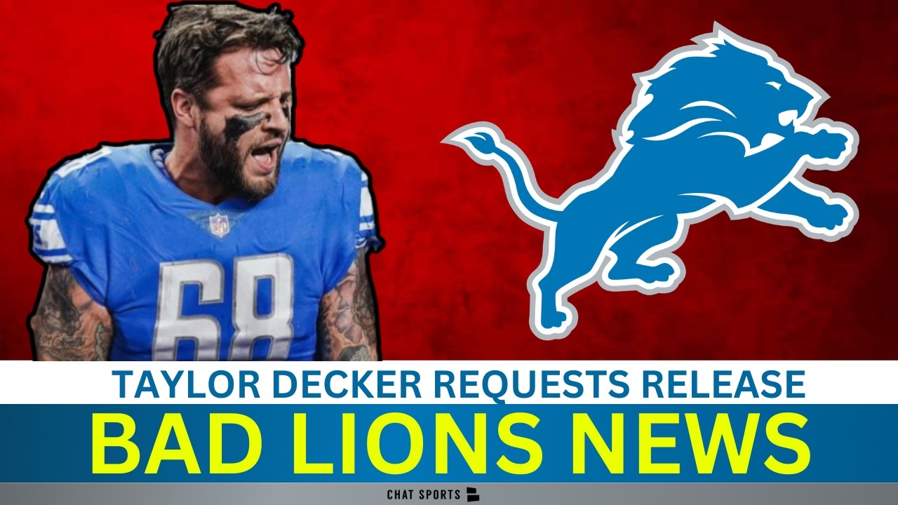BREAKING: Taylor Decker Requests Release From Detroit Lions | Lions News