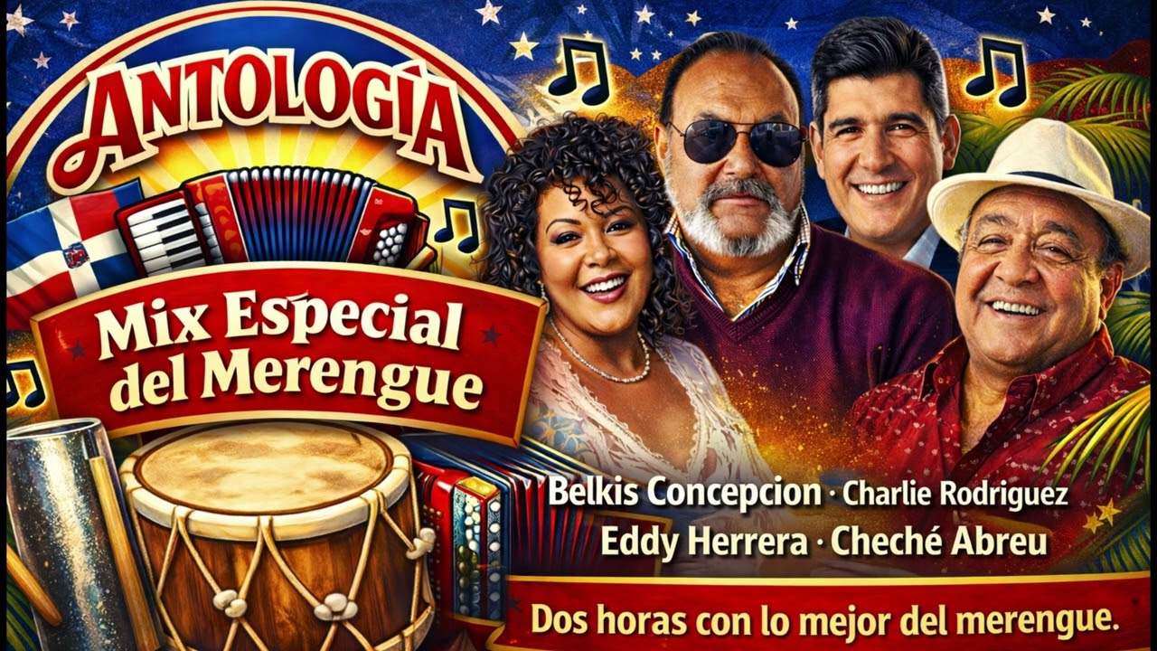 Antología Merenguera presenta a Belkis Concepción, Charlie Rodríguez, Eddy Herrera y Cheché Abreu