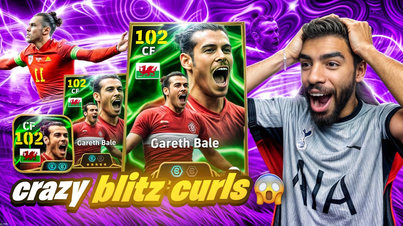 FREE GARETH BALE BLITZ CURLER IS INSANE! 😱 Unreal GOALS | eFootball 2025 MOBILE