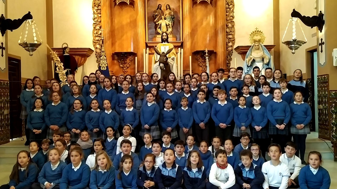 Colegio SAFA-Montellano canta el villancico de Canal Sur.