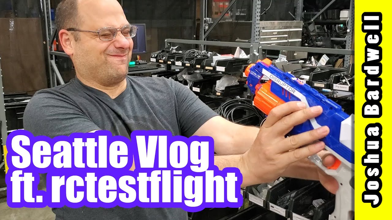Playing Nerf Russian roulette with rctestflight and Rotor Riot (VLOG)