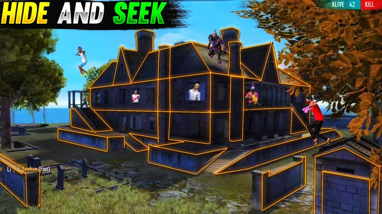 Hide and Seek Fun match 😂 || Finding 48 members in Graveyard || Garena free fire Fun match