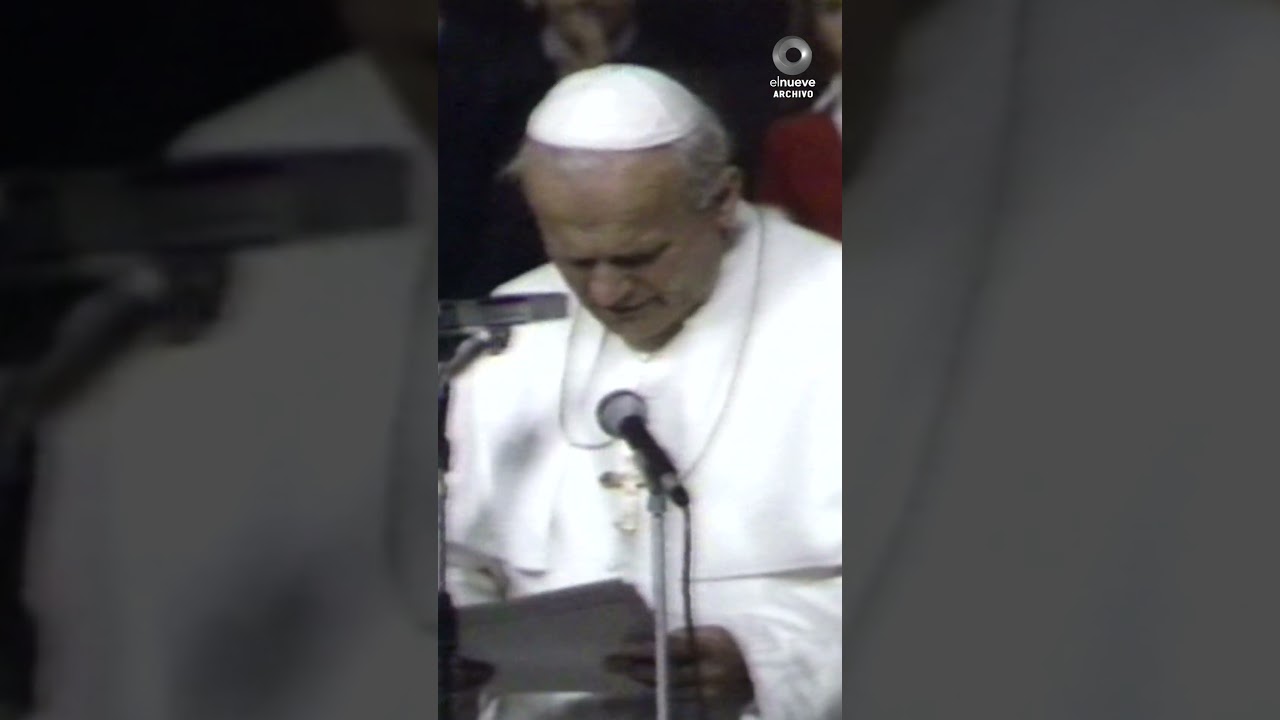 9 en el tiempo | El día que Juan Pablo II visitó la Argentina en medio de la Guerra de Malvinas