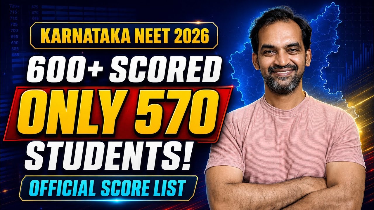 600+ Scored Only 570 Students! | NEET 2026 Karnataka Score List | Marks range