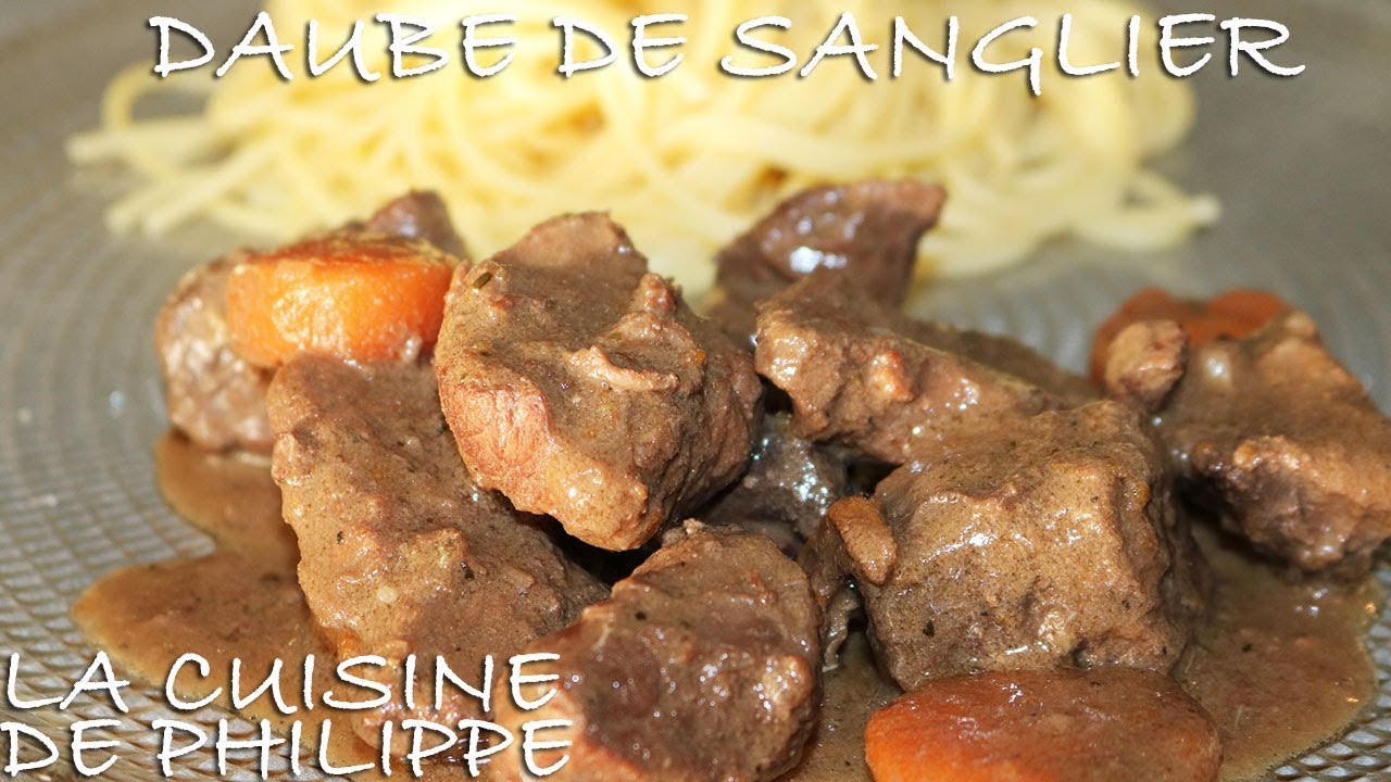 Daube de sanglier