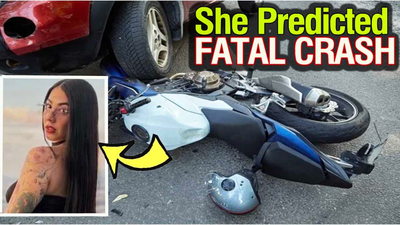 (Покойся с миром, мотоциклистка Карен КРЭШ) Она предсказала смертельную аварию на мотоцикле за не...