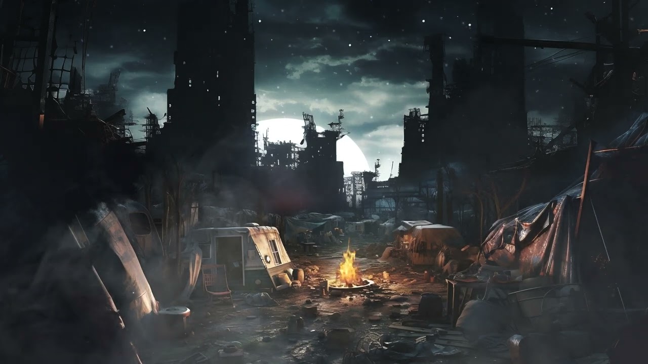 Post Apocalypse Campsite | Ambient Sounds