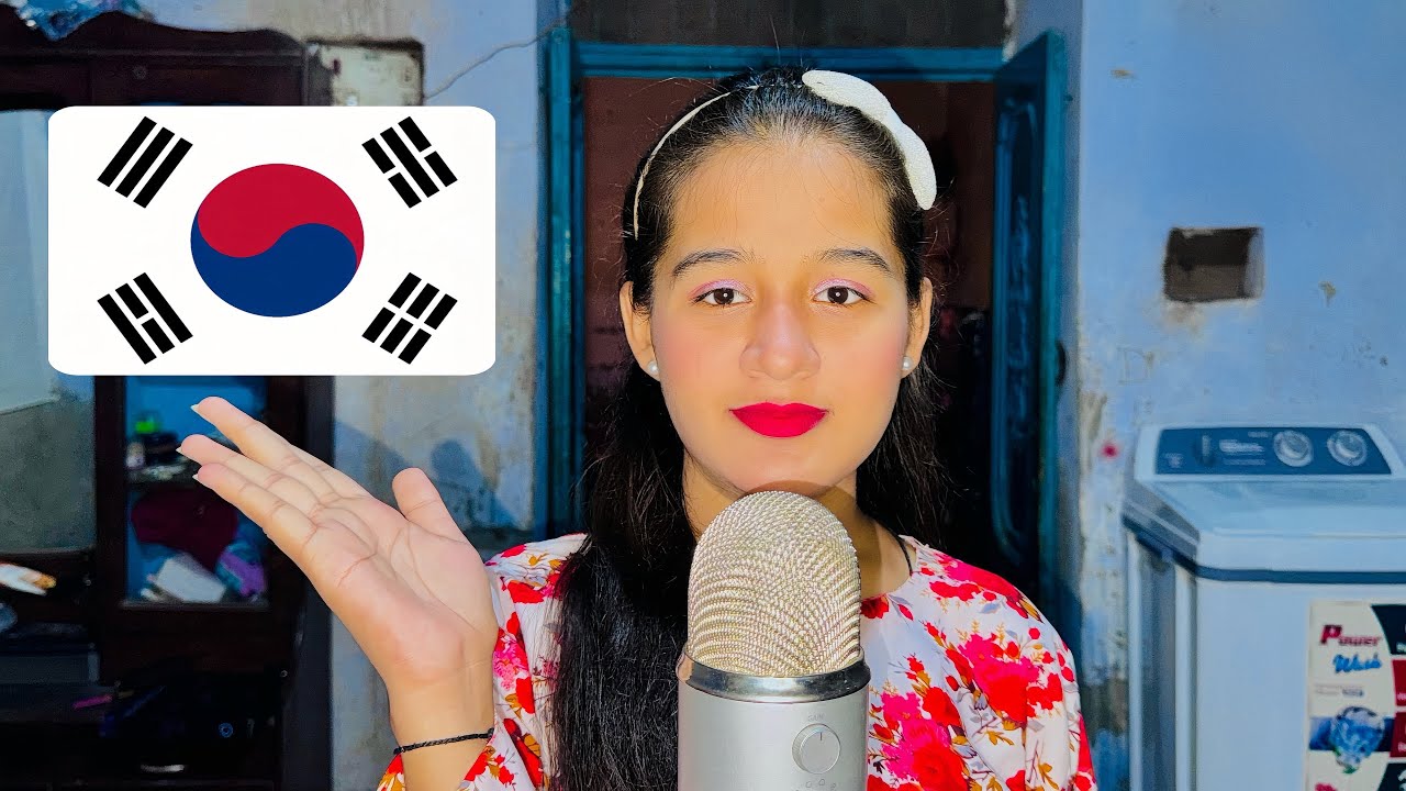 Trying ASMR In Korean For The First Time 🇰🇷