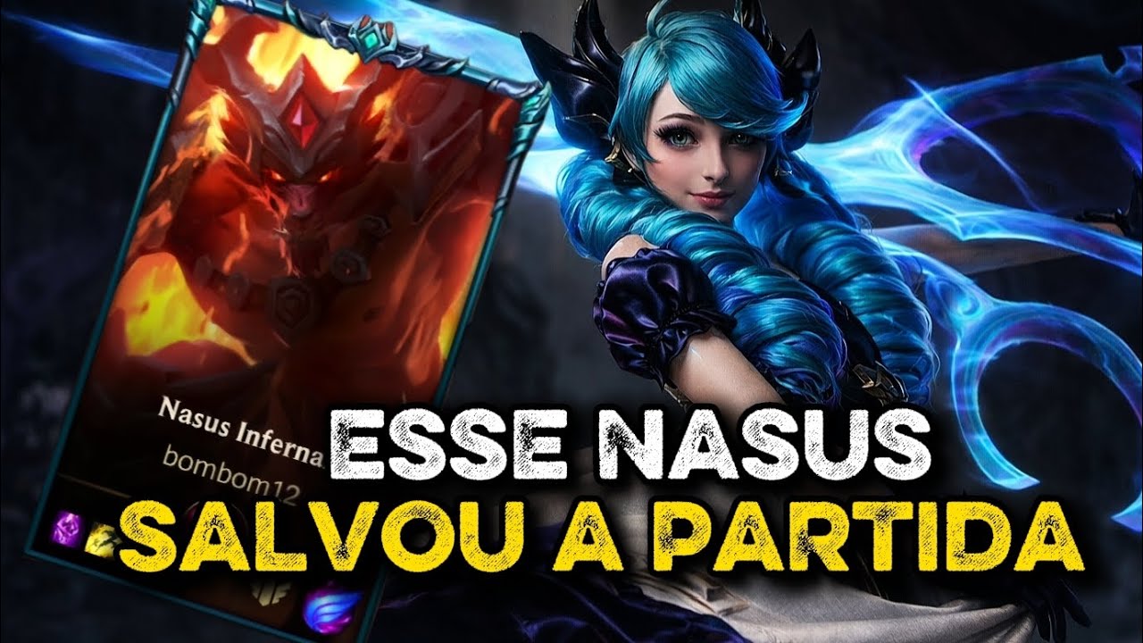A GAMEPLAY INSANA DESSE NASUS SALVOU A PARTIDA / GWEN JUNGLE / WILD RIFT!!