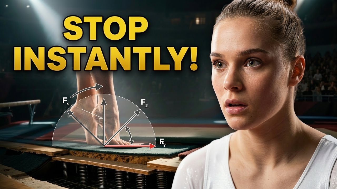 The Physics Behind Perfect Olympic Landings