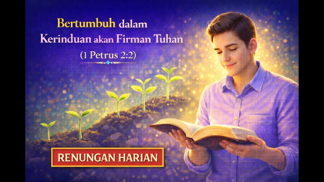 Bertumbuh Dalam Kerinduan Akan Firman Tuhan  (1 Petrus 2:2)