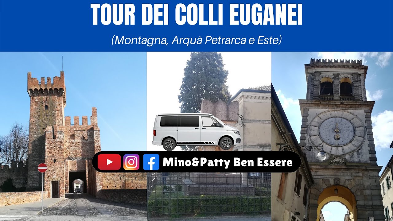 Tour dei Colli Euganei, passando da Montagnana, Arquà Petrarca e Este, con Zac il nostro T5