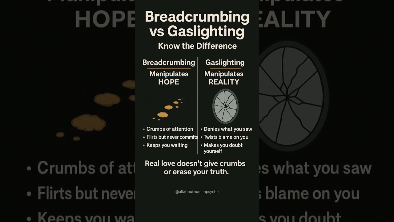 Breadcrumbing vs Gaslighting | Relationship Manipulation 101