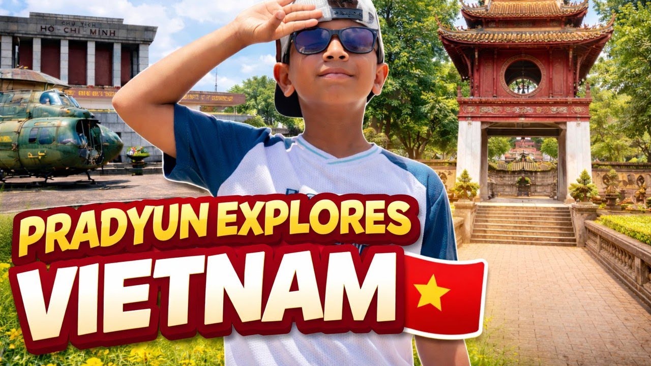 Vietnam Through a Kid’s Eyes 🇻🇳 | Ho Chi Minh City Vlog | Pradyun