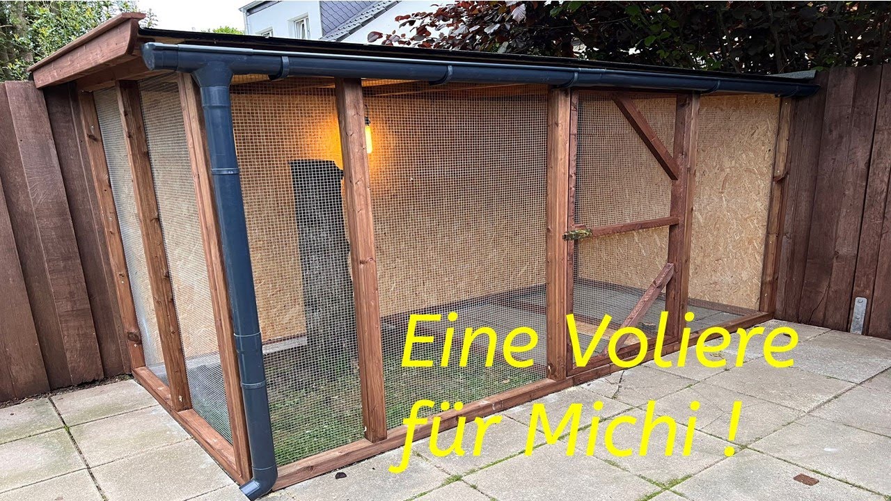 So baut Ihr eine tolle Voliere für Eure Tiere! Fantastisch!