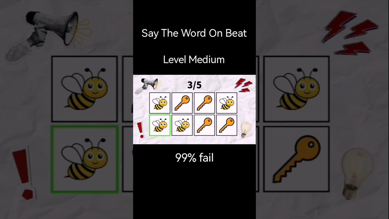 Say The Word On Beat I Level Hard (99% fail)
