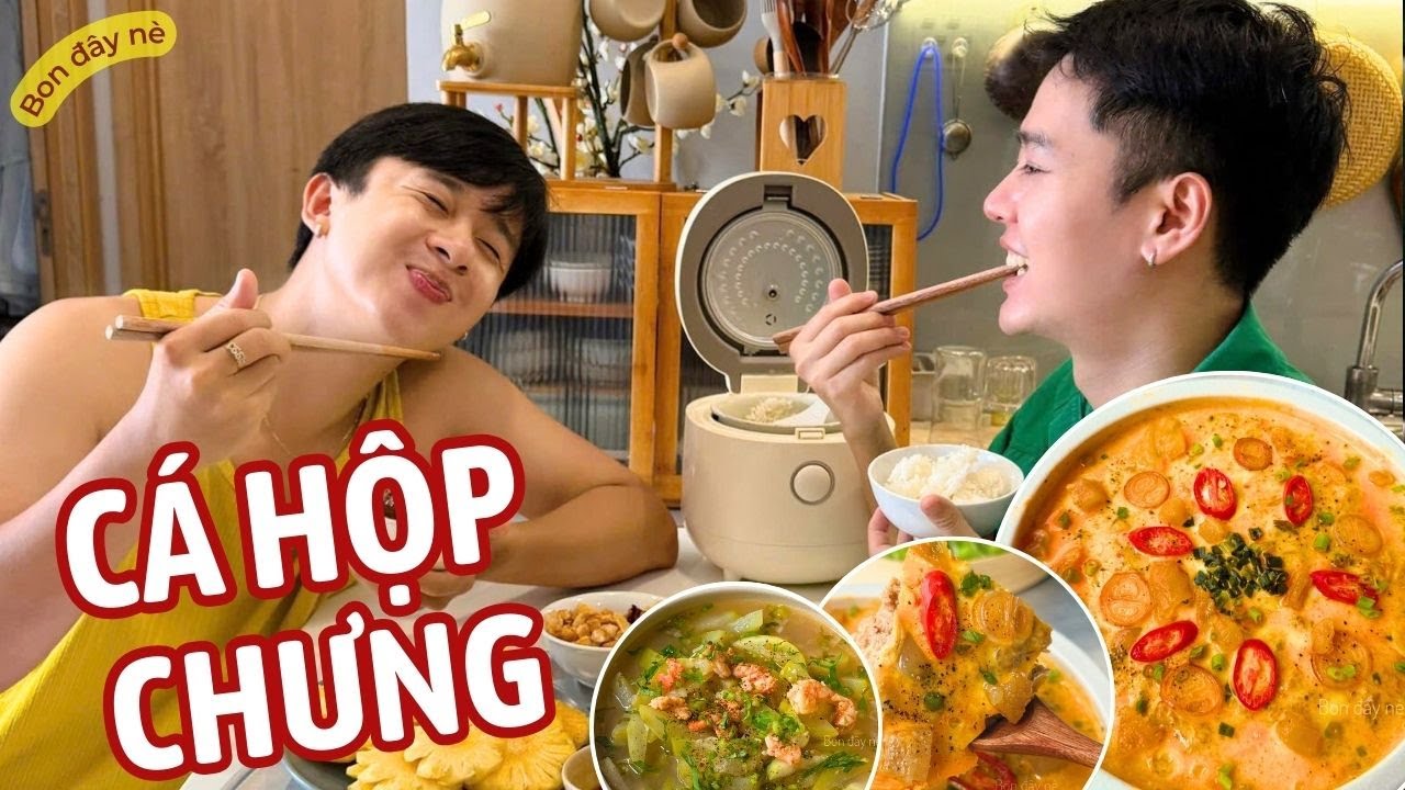 Vào Bếp Làm Cá Hộp Chưng Thịt Siêu Bắt Cơm Cùng Bon Nha | Bon đây nè