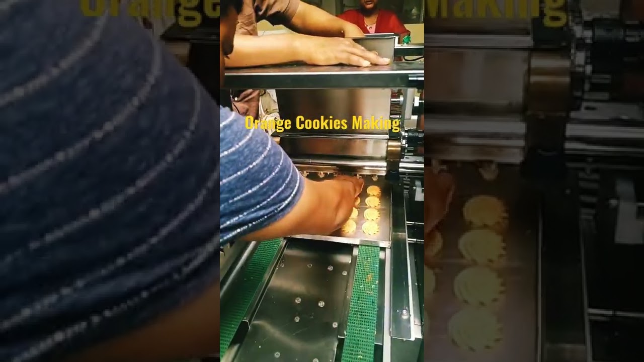 Orange Cookies #bakeryindustry #orangecookies #mabicfoodproducts