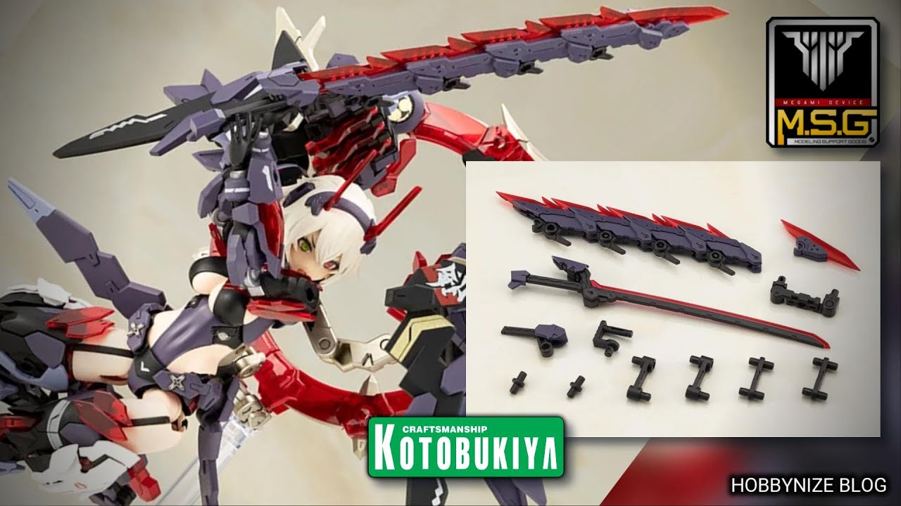 Megami Device M.S.G 07 Ninja Blade Kazakiri Dark Blade by Kotobukiya