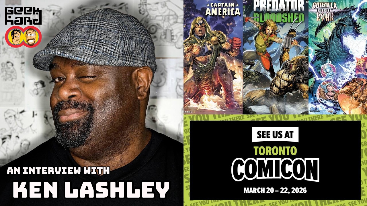 An Interview with comic creator Ken Lashley! See Ken at Toronto Comicon 2026!