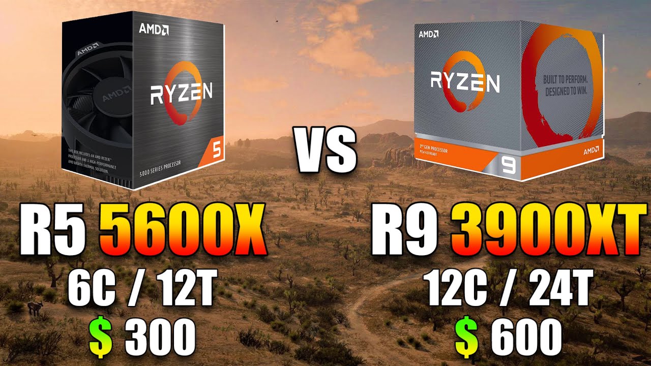 Ryzen 5 5600X vs Ryzen 9 3900XT | PC Gaming Tested