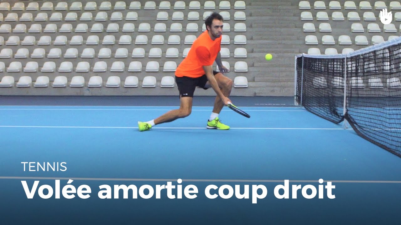 Frapper une volée amortie de coup droit | Tennis