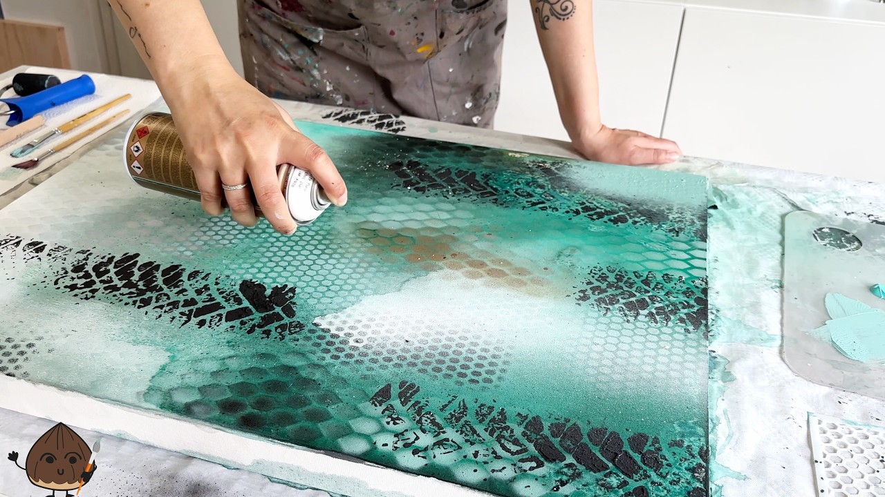 Mixed Media Magic: Porsche 992 GT3 RS in Acrylic Ink & Epoxy Resin | Art Transformation