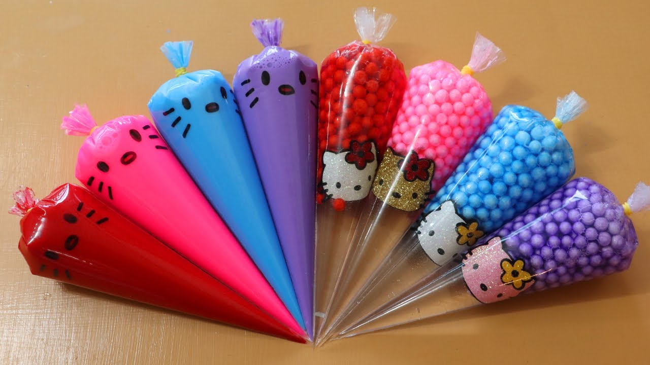 Making Slime with Piping Bags! Most Satisfying Slime Video★ASMR★#ASMR #PipingBags