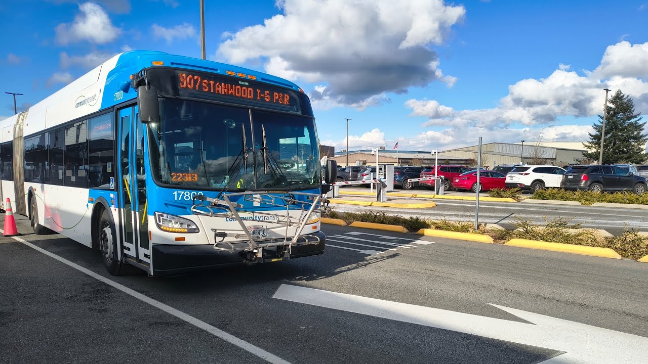 Route 907 to Stanwood I-5 P&R via Everett Station (Everett portion)