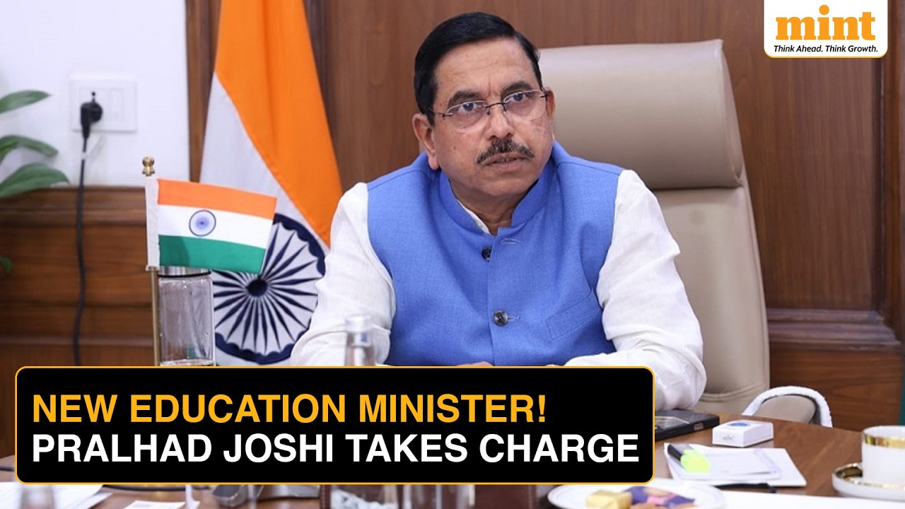 Pralhad Joshi Takes Charge as Education Minister After Dharmendra Pradhan's Exit