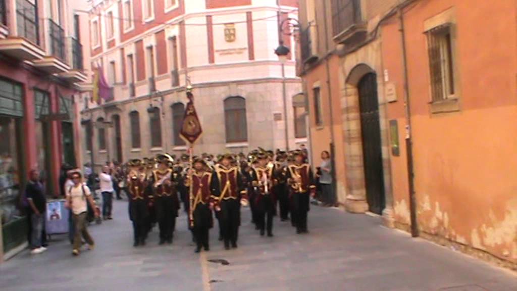 Llegada AM La Cena Procesión de la Sagrada Cena Semana Santa León 2014