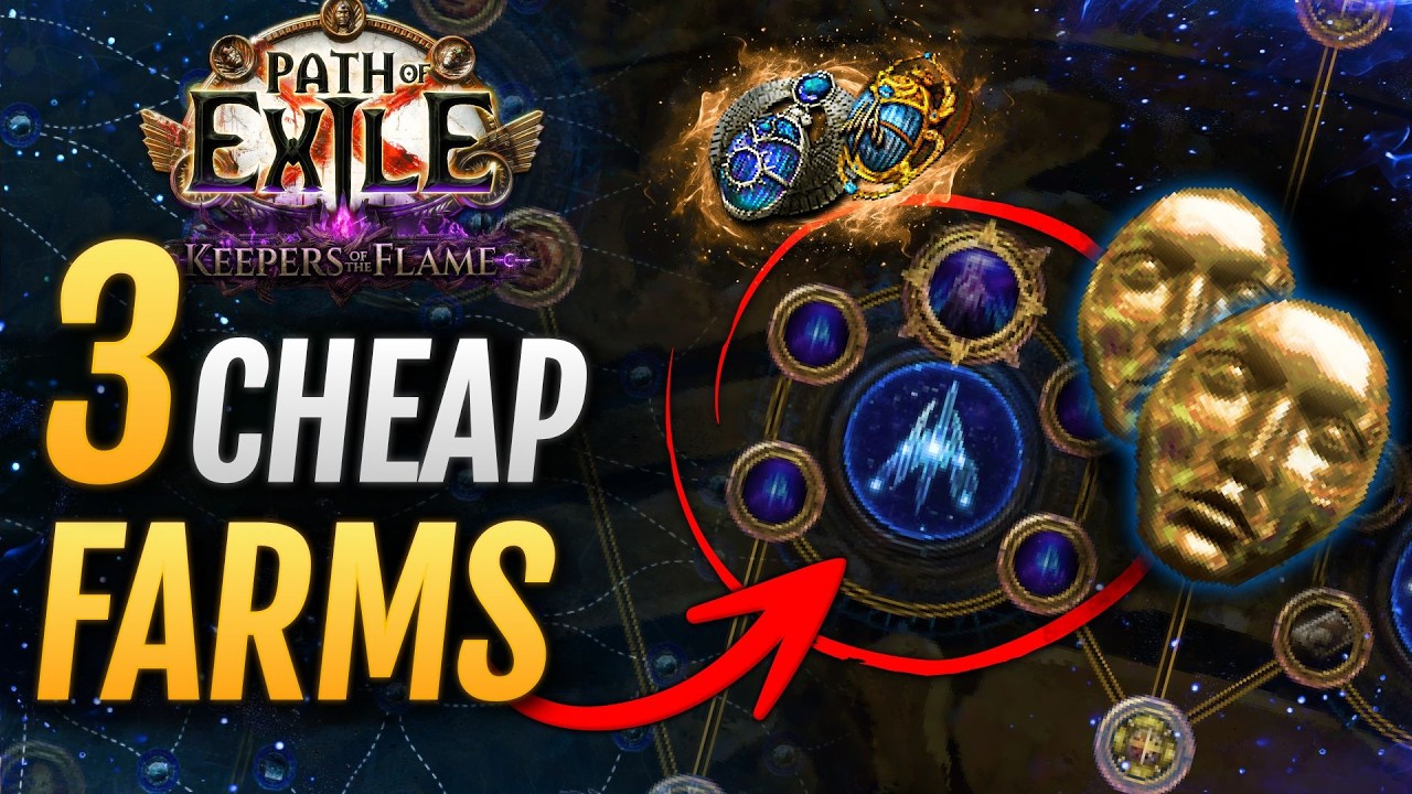 [PoE 3.27] 3 CHEAP & EASY Farm Strats! - Fast Strategy Guide + Atlas Tree's - Path of Exile