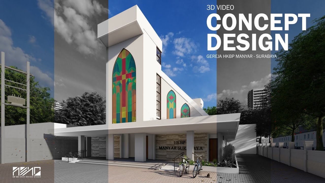 Konsep Desain Video - Gereja HKBP Manyar Surabaya