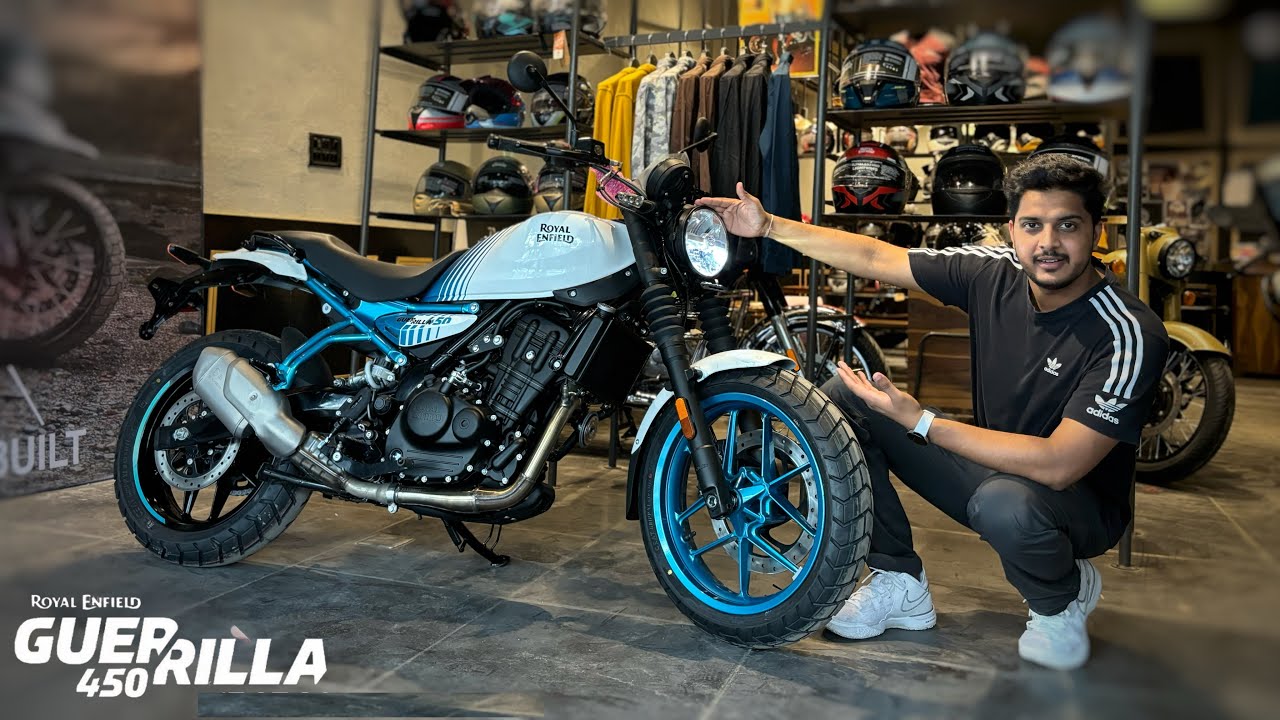 Finally, Royal Enfield Guerrilla 450 Detailed Review: On Road Price & Exhaust Sound !!