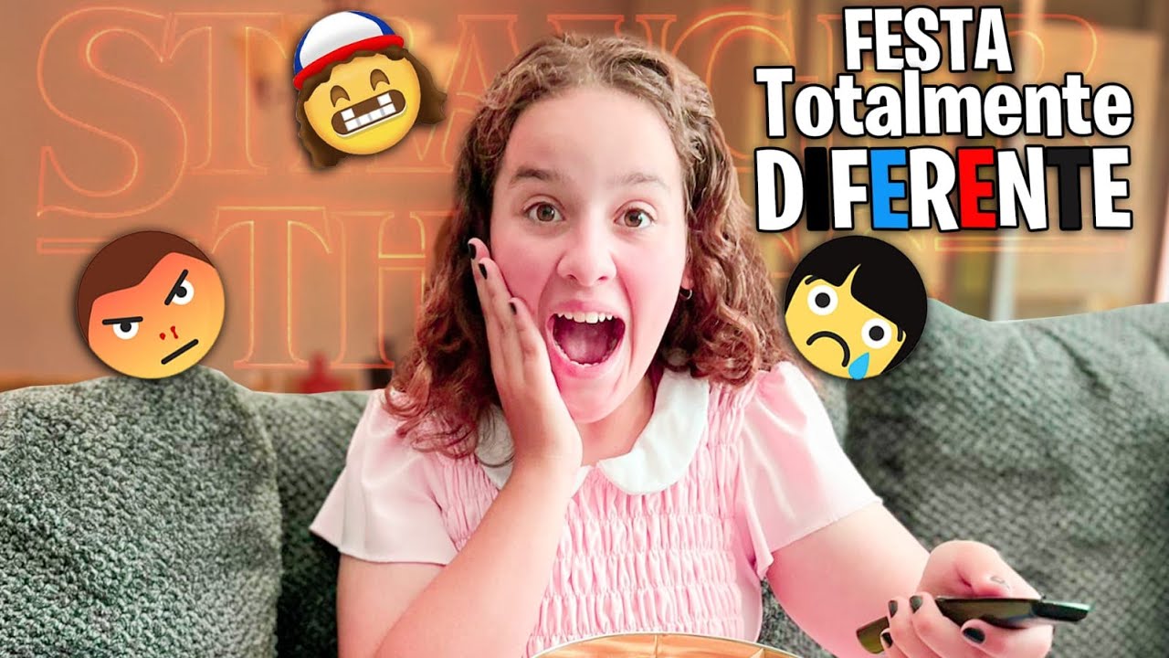 FIZ UMA FESTA DE STRANGER THINGS 4