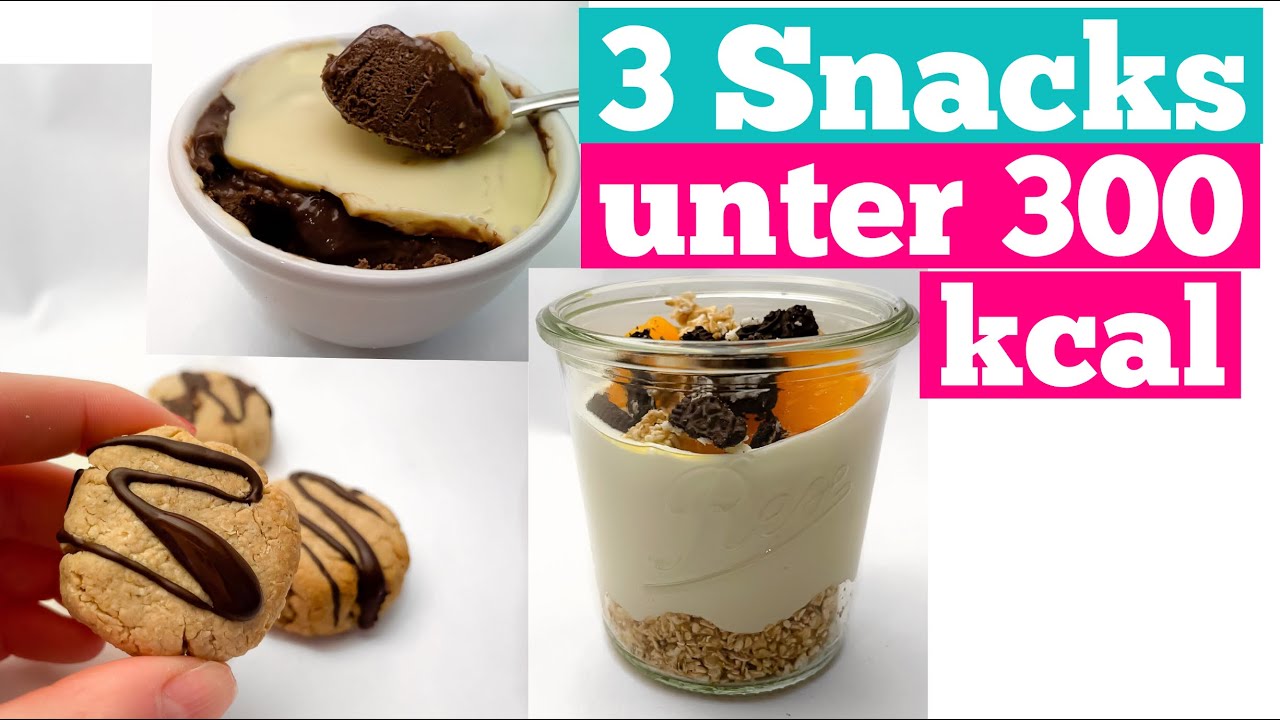 3 gesunde Snacks - UNTER 300 KALORIEN