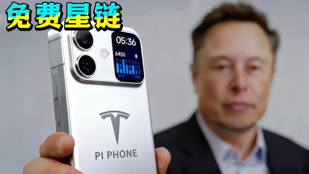 ⚡️2026手机界王炸！特斯拉Pi折叠屏曝光：终身免费星链，这谁顶得住？！