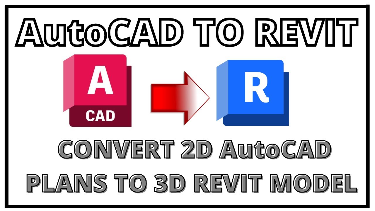 AutoCAD to Revit | Create any 3D model in Revit from 2D AutoCAD plans