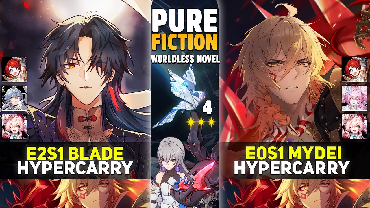 E2S1 Blade Hypercarry & E0S1 Mydei Hypercarry | Pure Fiction 4 | Honkai Star Rail 4.0