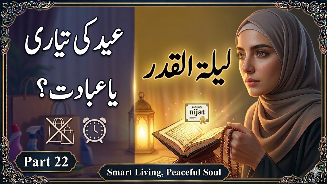 Eid ki tayari ya Lailatul Qadar ki Ibadat/ sukoon e ramzan part 22