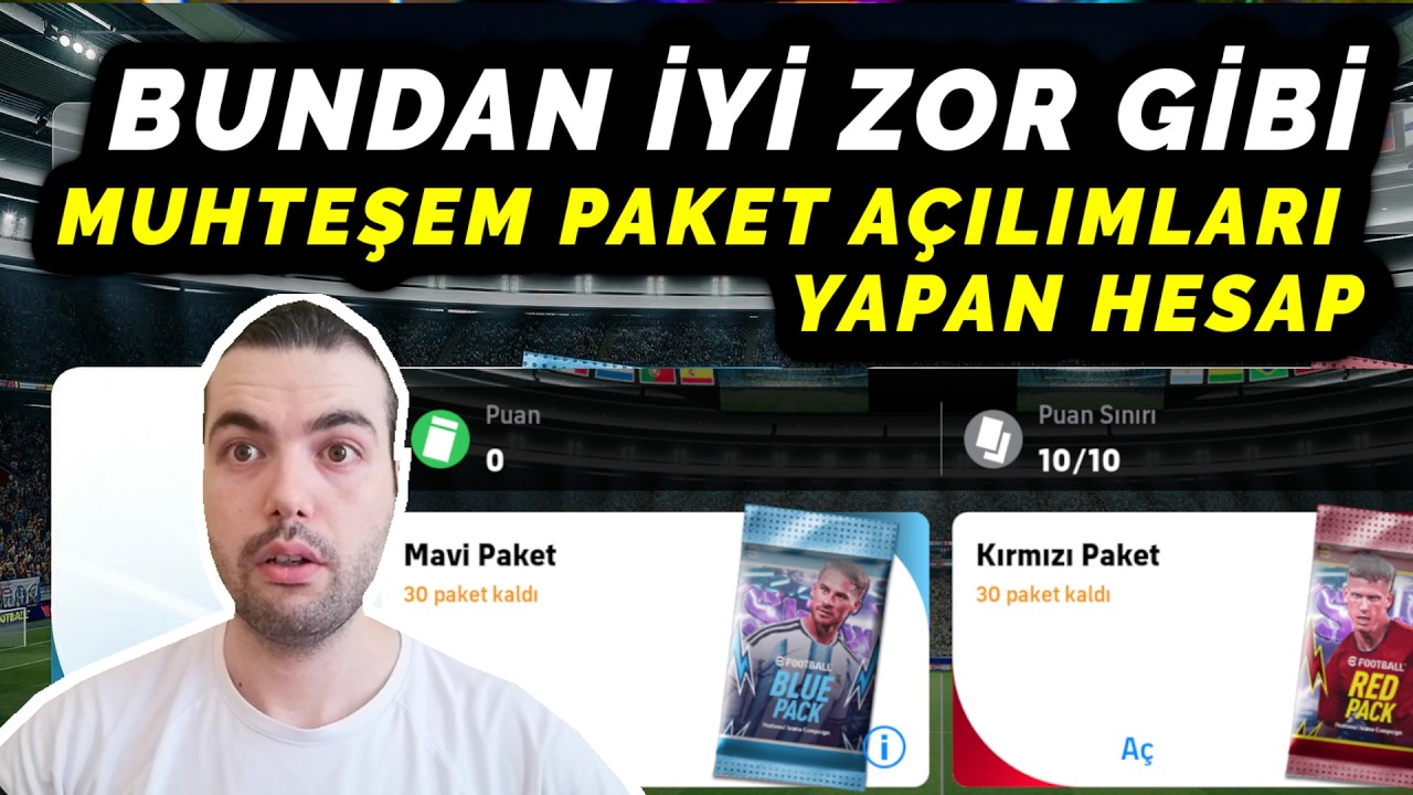 BUNDAN İYİSİ ZOR GİBİ 😲 MUHTEŞEM PAKET AÇILIMLARI YAPAN HESAP🎁eFootball 2026 Mobile