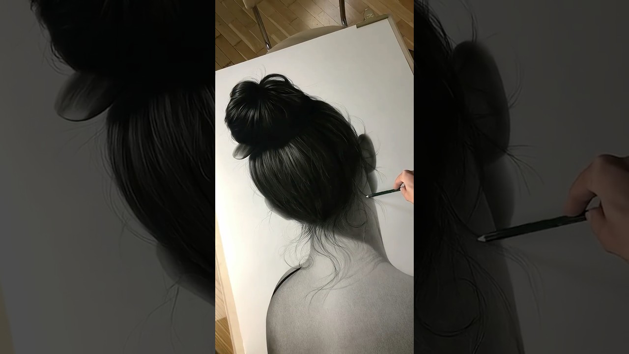 Magic of erasing - charcoal and graphite drawings✍️✏️