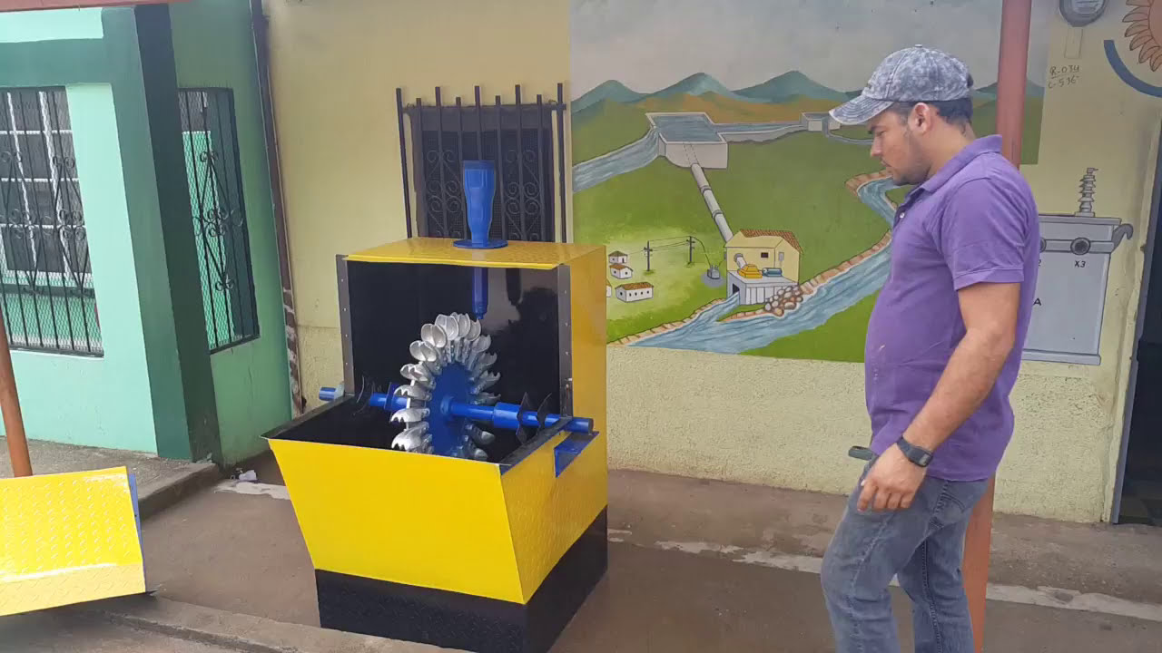 Presentando una turbina tipo pelton Capacidad 20kw